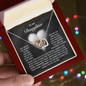 Daughter - Every Step Of The Way - Interlocking Hearts Necklace
