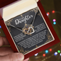 Daughter - Author Of Your Own Story - Interlocking Hearts Necklace