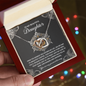 Daughter - Unchanging And Unfading - Interlocking Hearts Necklace