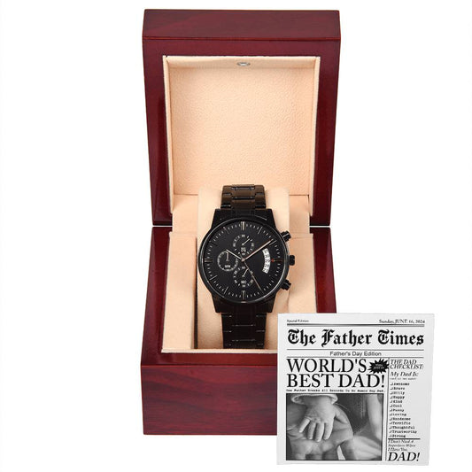 Dad - The Father Times - Chronograph Watch