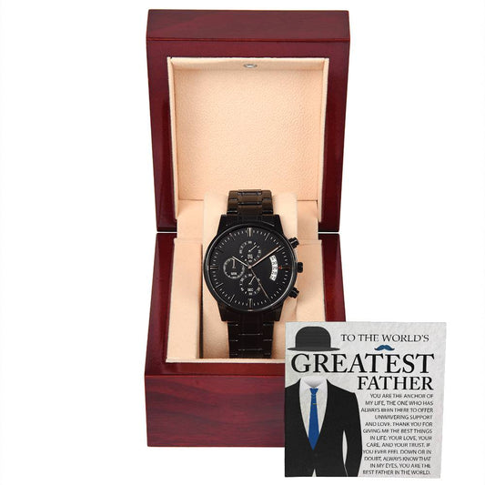 Father - The World's Greatest - Chronograph Watch