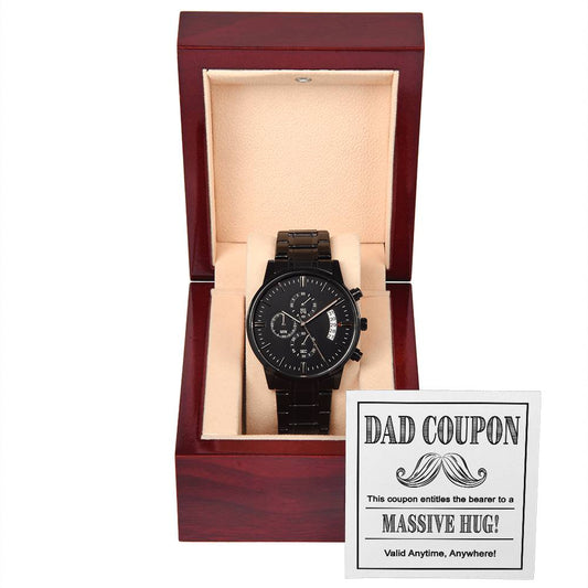 Dad - Hug Coupon - Chronograph Watch