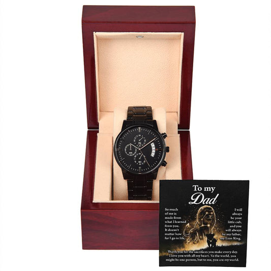 Dad - You Are My World - Chronograph Watch