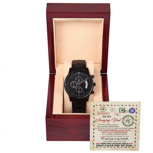 Dad - From The Luckiest Child - Chronograph Watch