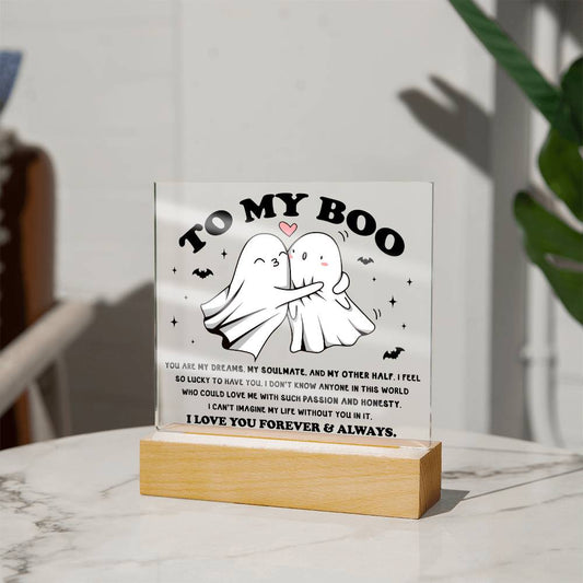 To My Soulmate - My Other Half - Acrylic Plaque