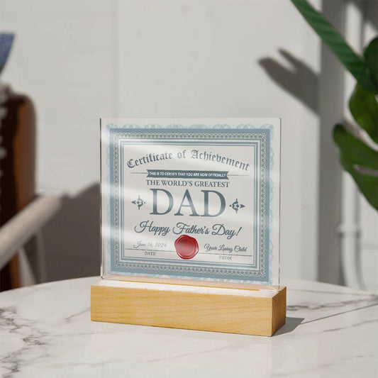 Dad - Happy Father's Day - Acrylic Plaque