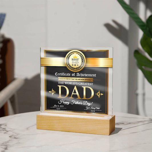 Dad - The Greatest - Acrylic Plaque