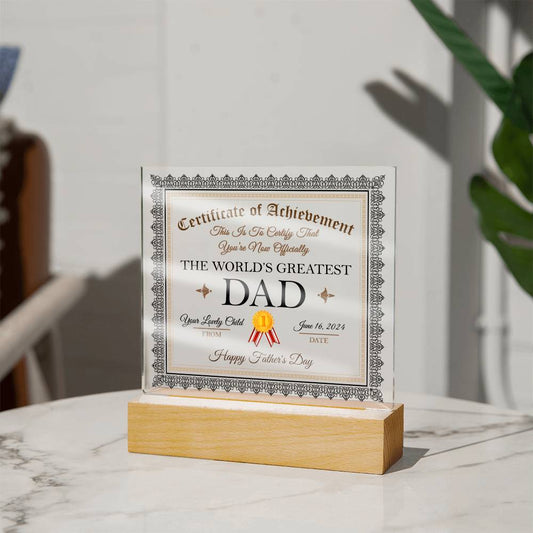 Dad - It's Official - Acrylic Plaque