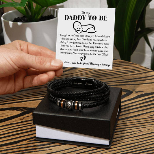 Daddy To Be - You Are Going To Be The Best Dad - Leather Bracelet