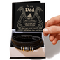 Dad - Thank You For Believing In Me - Leather Bracelet