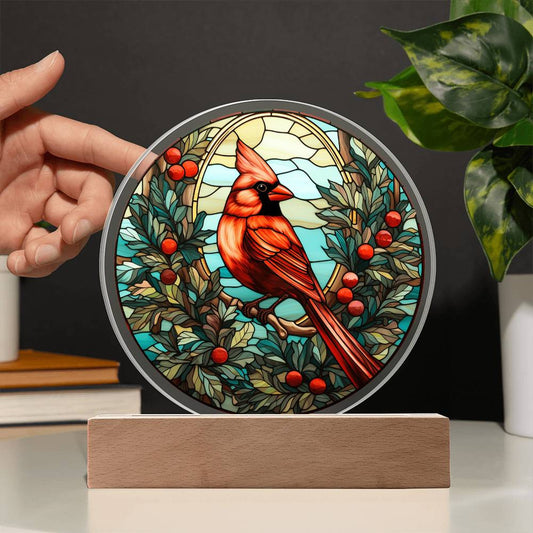 Christmas - Cardinal - Acrylic Plaque