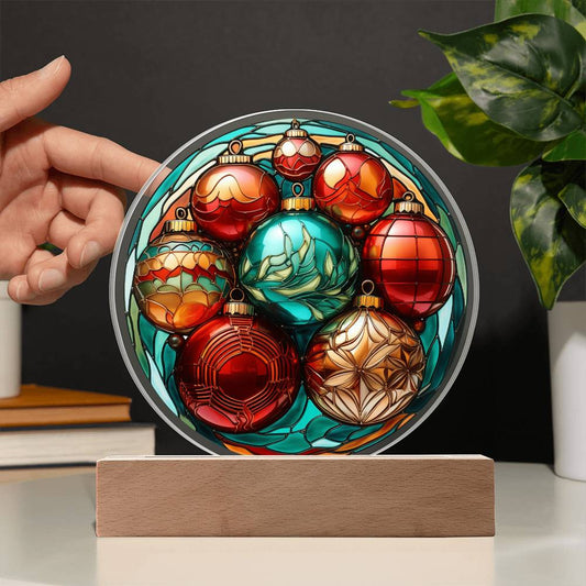 Christmas - Christmas Balls - Acrylic Plaque