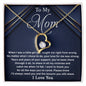 To My Mom - Your Strong Love - Forever Love Necklace