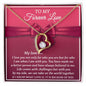Soulmate - I Know What Love Is Because Of You - Forever Love Necklace