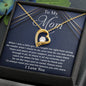 To My Mom - Your Strong Love - Forever Love Necklace